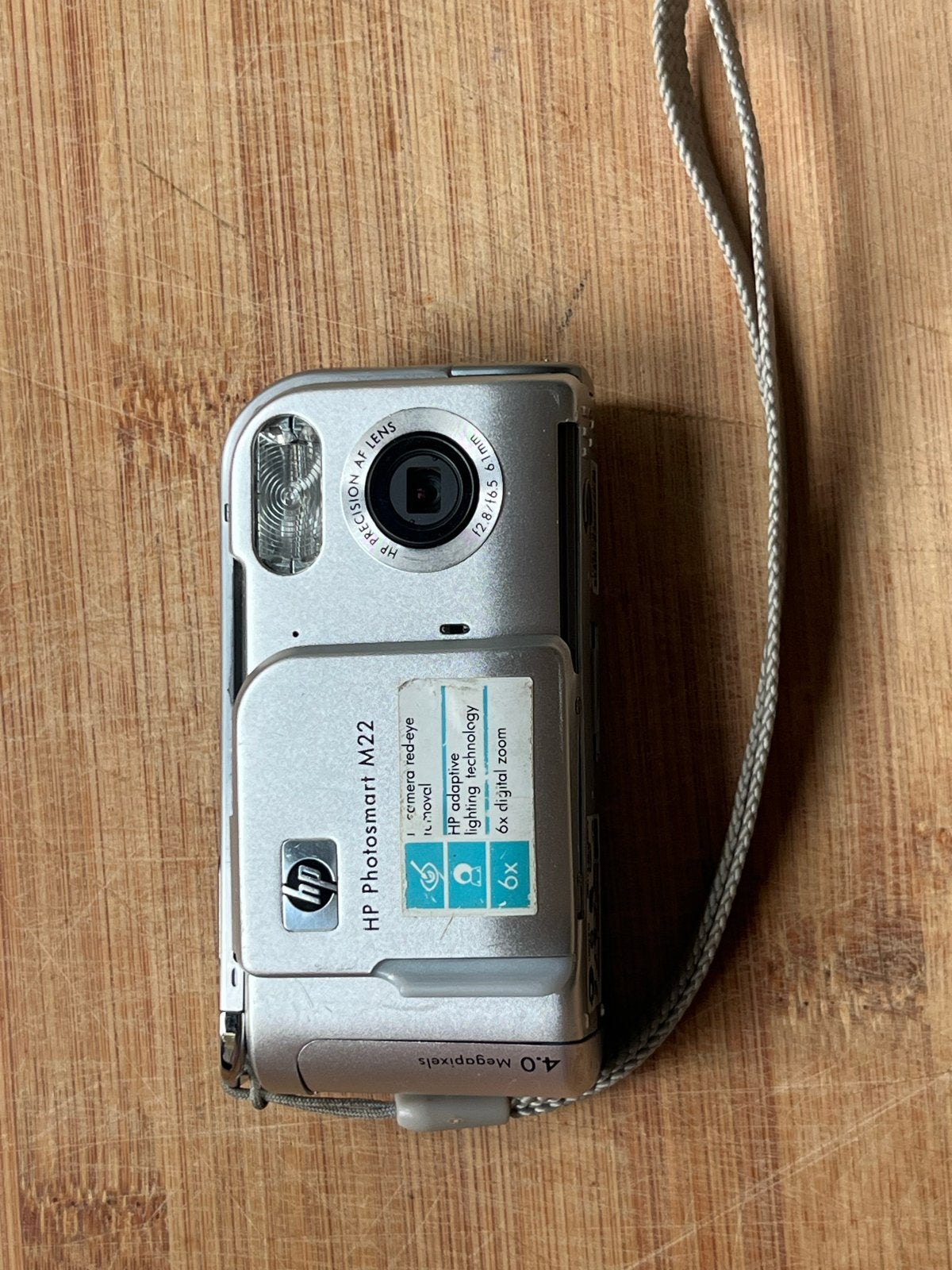 Vintage HP Photosmart M22 Compactcamera - 4.0 Megapixels, Audio, Tv en Foto, Ingebouwde flitser, Gebruikt, Verzenden, Minder dan 4 keer
