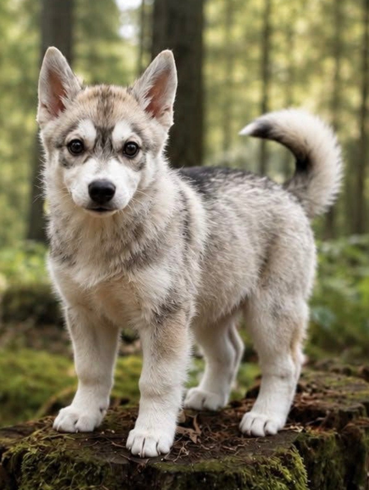 Lief en gezond Pomsky F4 puppy reutje mini husky pup, Parvo, 8 tot 15 weken, Eén hond, Nederland