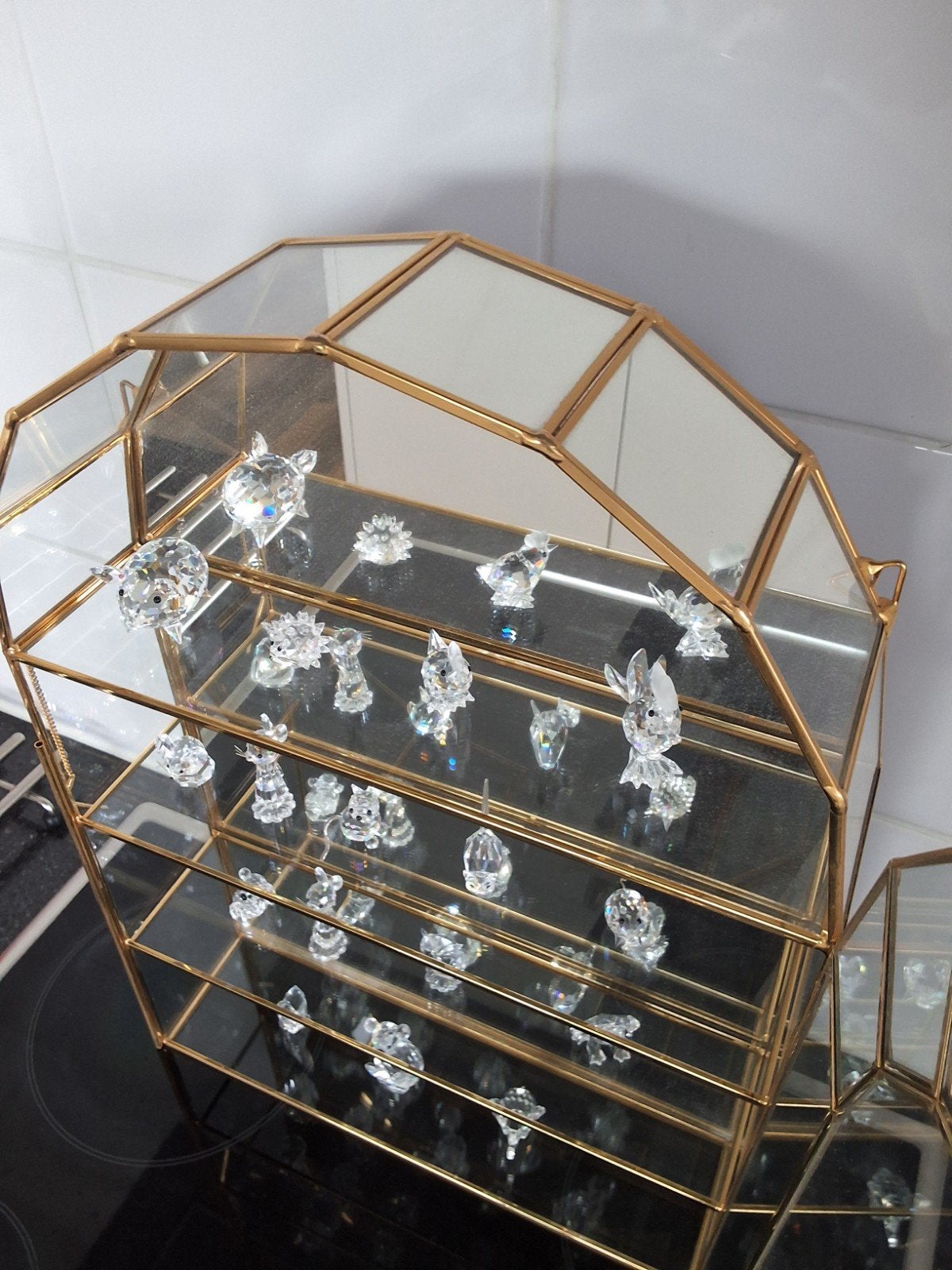 Swarovski beeldjes inclusief vitrinekastje, Ophalen, Gebruikt, Figuurtje