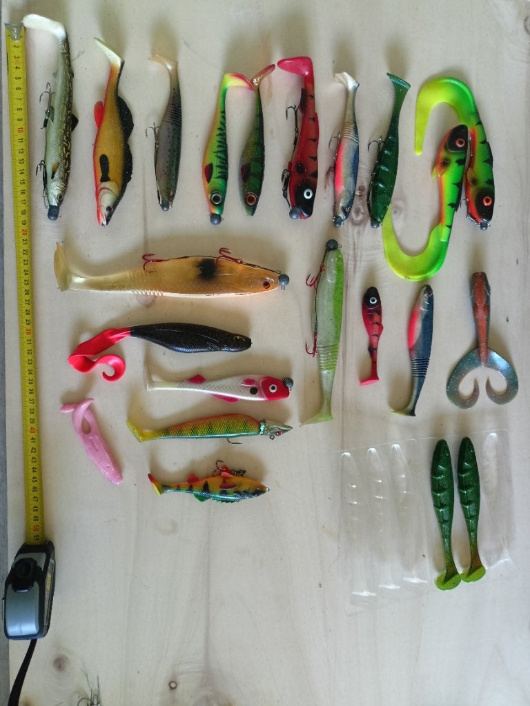 Partij shads kunstaas voor snoek, Ophalen of Verzenden, Overige typen