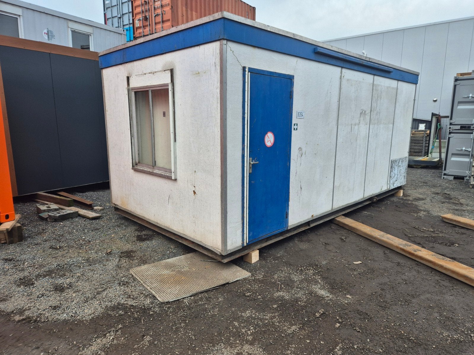 Unit 6x3 met WC en dak - Transport mogelijk, Ophalen of Verzenden