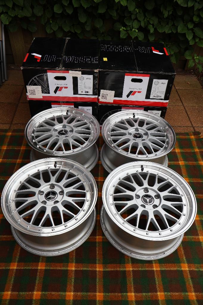 JR-Wheels JR23 Velgen 18 Inch 5x112 Breedset Mercedes, Auto-onderdelen, Banden en Velgen, Ophalen, 18 inch, Gebruikt, Velg(en)