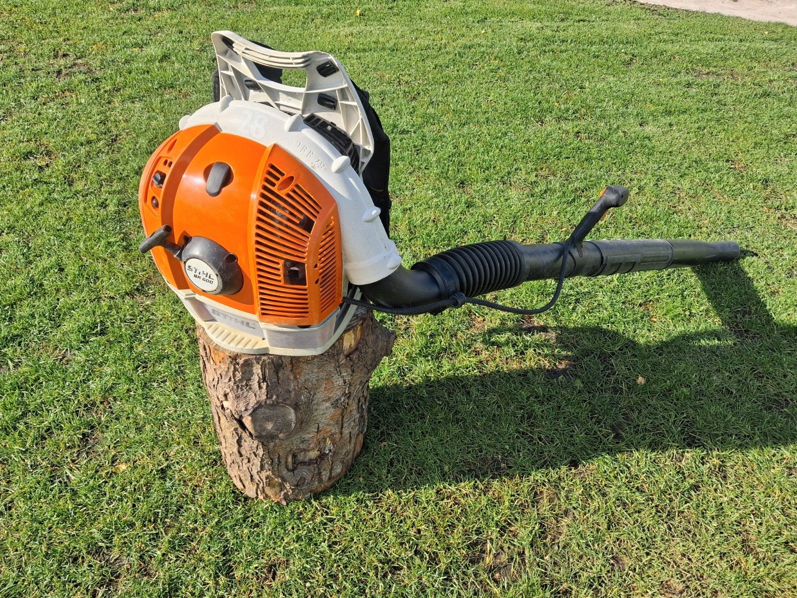 Stihl BR 600 Ruggedragen Bladblazer, Ophalen, Gebruikt, Ruggedragen, Stihl