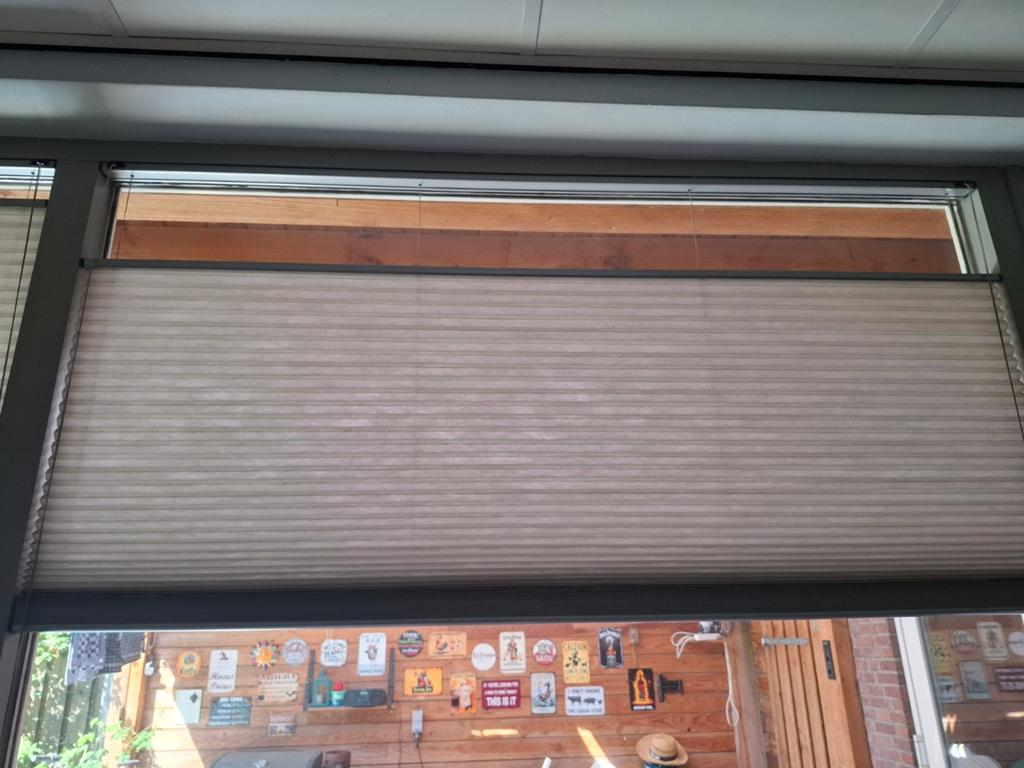 Luxaflex Duette Shades - Top Down/Bottom Up, Gebruikt, 100 tot 150 cm, Modern, Functioneel, Duette Shades, Ophalen of Verzenden