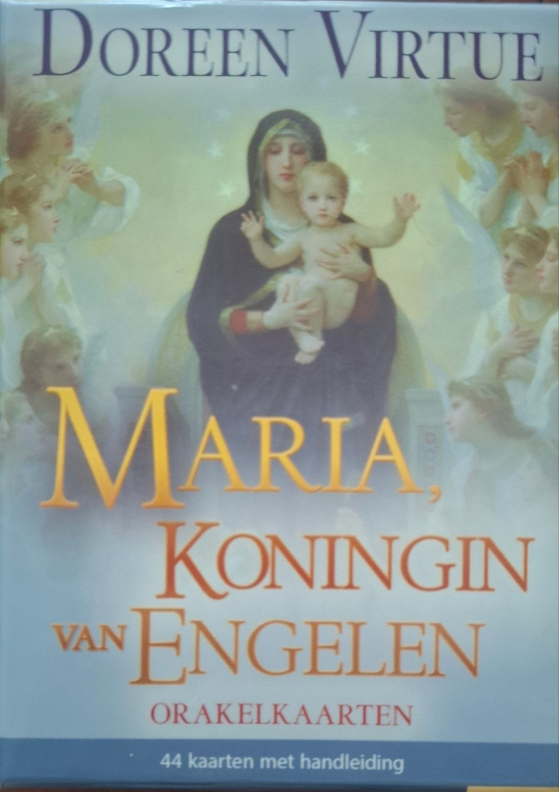 Doreen Virtue - Maria, Koningin van Engelen Orakelkaarten, Tarot of Kaarten leggen, Overige typen, Ophalen of Verzenden, Zo goed als nieuw