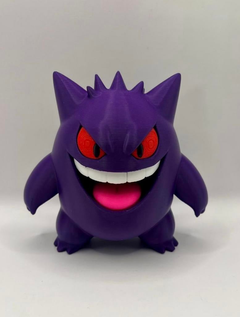 Gengar Pokémon Figuur - 3D Geprint, Verzamelen, Poppetjes en Figuurtjes, Nieuw, Ophalen of Verzenden