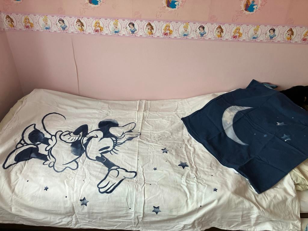 Minnie Mouse 1 person Dekbedovertrek niet gebruikt, Meisje, Wit, Dekbedovertrek, Nieuw