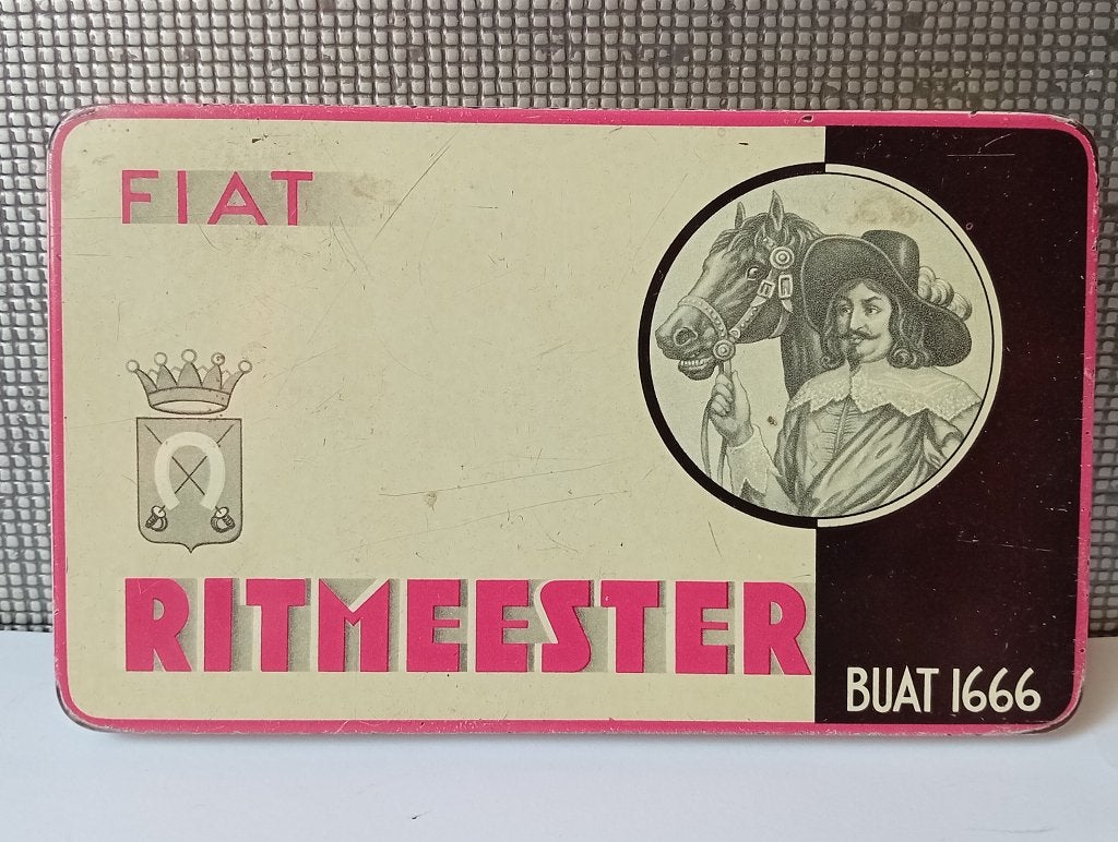 vintage ritmeester fiat sigarendoosje, Verzenden, Overige