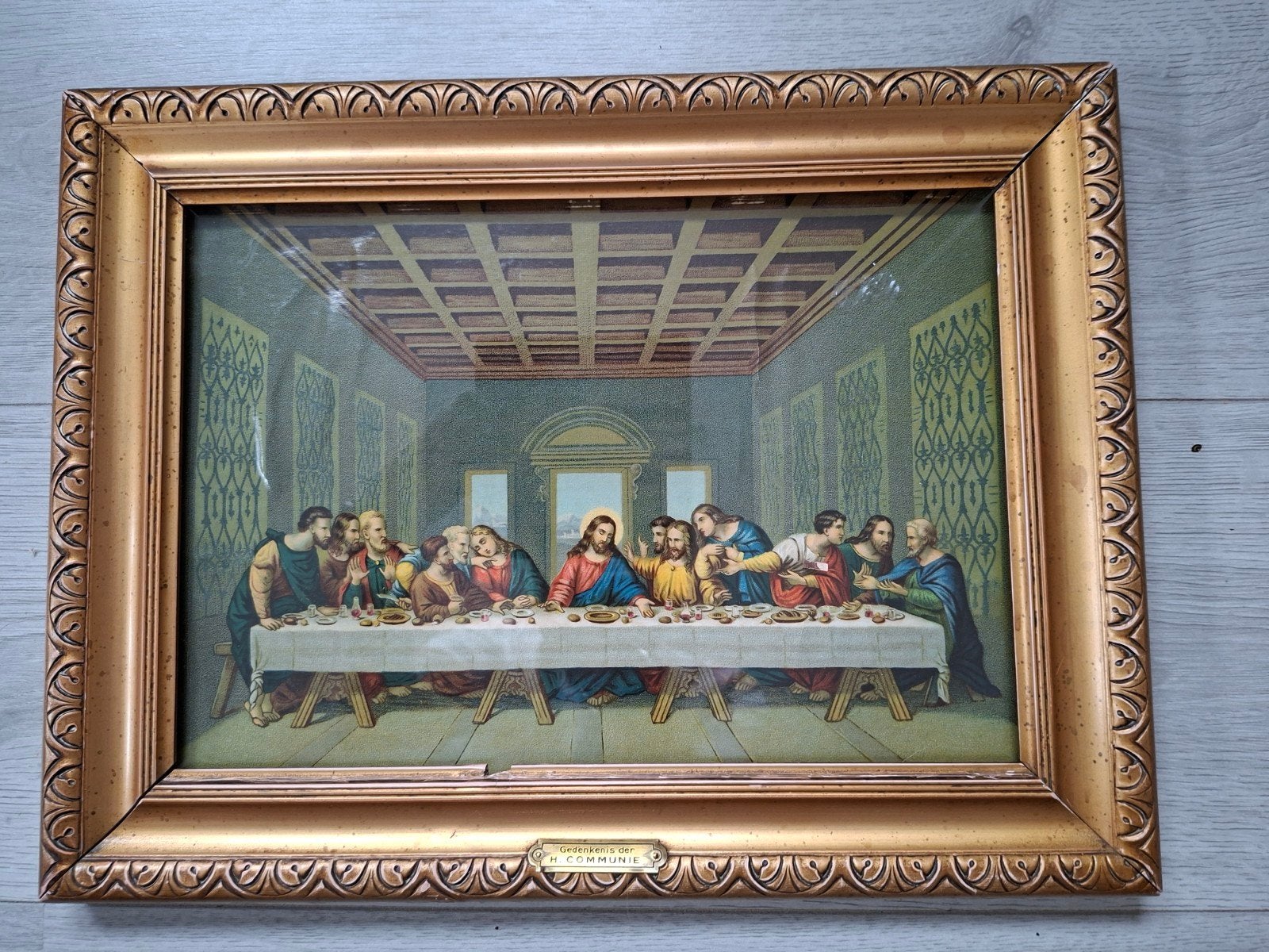 het laatste avondmaal ingelijst, Ophalen, Klassiek, Ingelijst, Portret of Personen