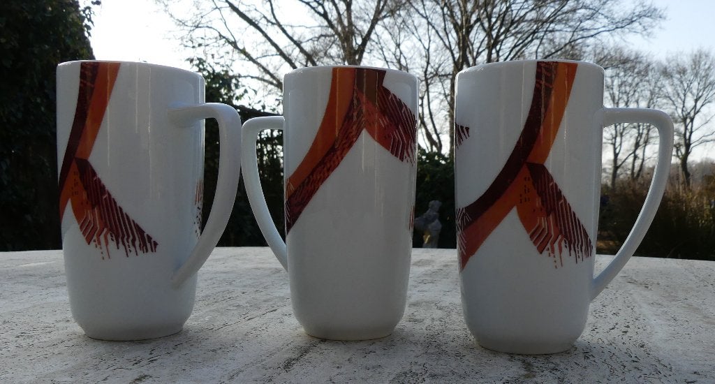 Thomas 4 x Molto Caldo Latte Macchiato Beker, Huis en Inrichting, Keuken | Servies, Overige merken, Nieuw, Modern, Porselein