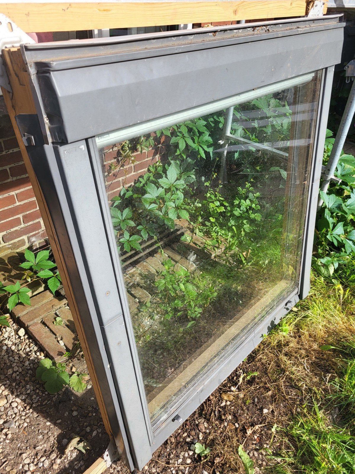 3x VELUX dakraam gebruikt (2x GGL C02, 1x GGL S06), Doe-het-zelf en Verbouw, Glas en Ramen, Gebruikt, Dakraam, Minder dan 80 cm