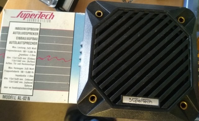 Supertech AL-02N auto luidspreker, Ophalen of Verzenden, Nieuw