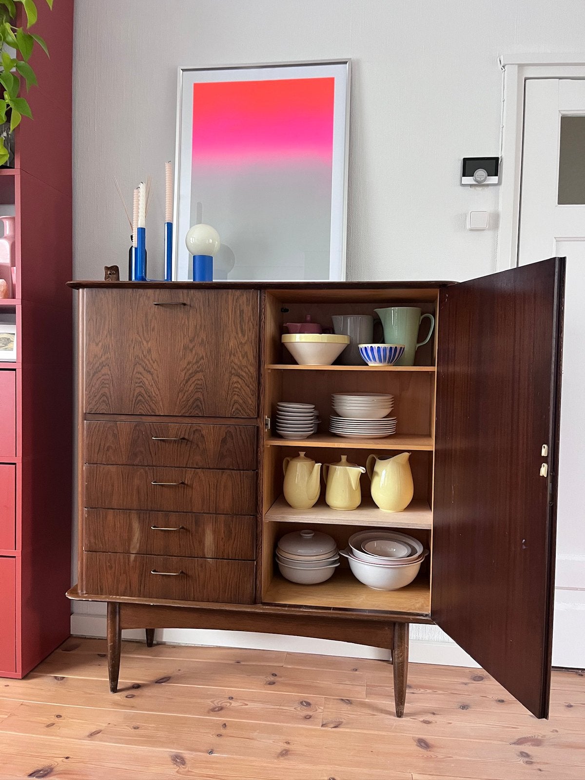 Vintage buffetkast Pastoe, Huis en Inrichting, Ophalen, 100 tot 150 cm, Zo goed als nieuw, Met deur(en)