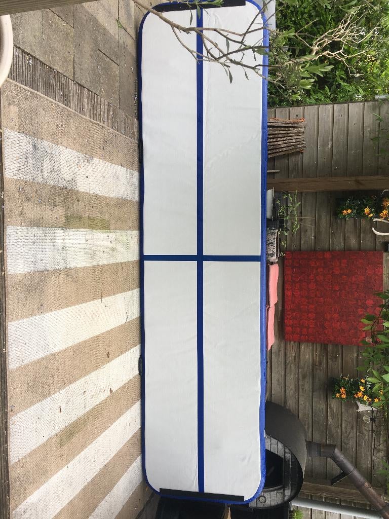 Airtrack 400x100x10, Ophalen, Gebruikt, Materiaal, Wit