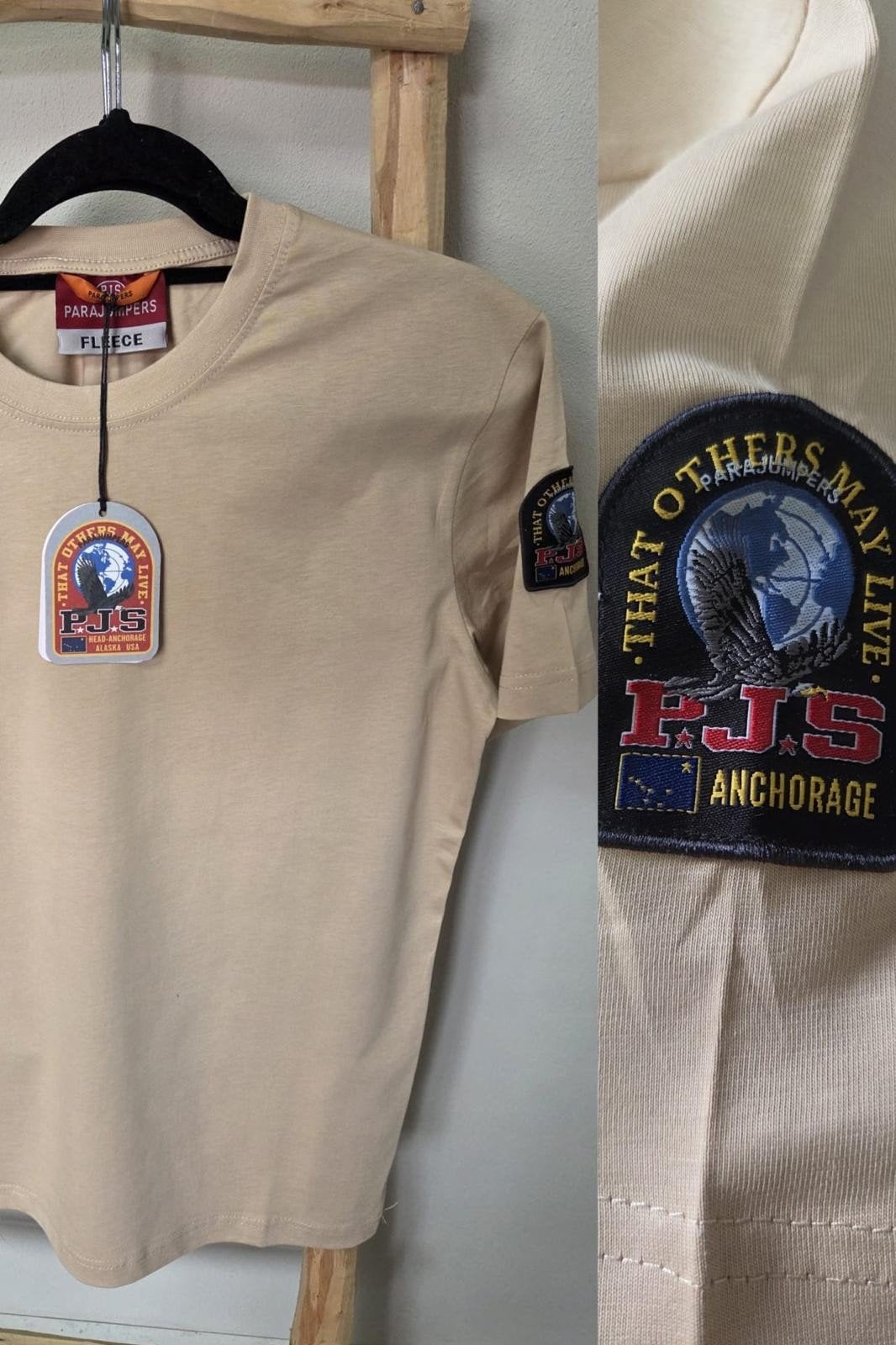 Parajumpers tshirt beige topkwaliteit! WEG=WEG!, Ophalen of Verzenden, Nieuw, Beige, Parajumpers