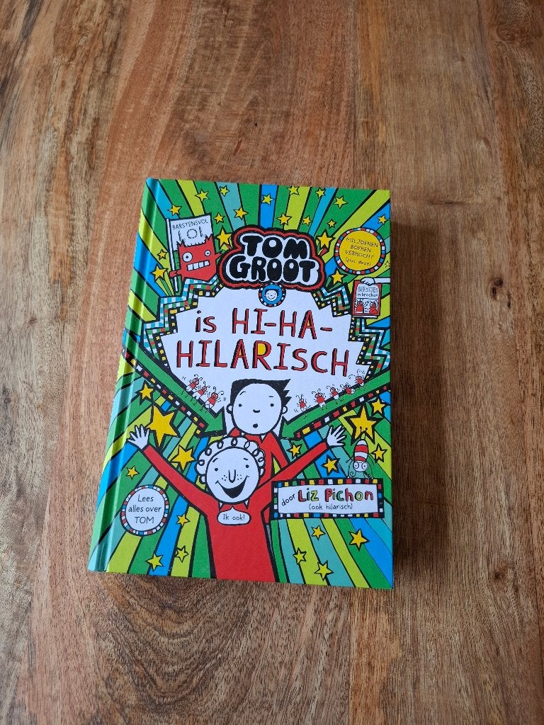 Boek Tom Groot is Hi-ha-hilarisch, Ophalen of Verzenden, Zo goed als nieuw, Fictie, Liz Pichon