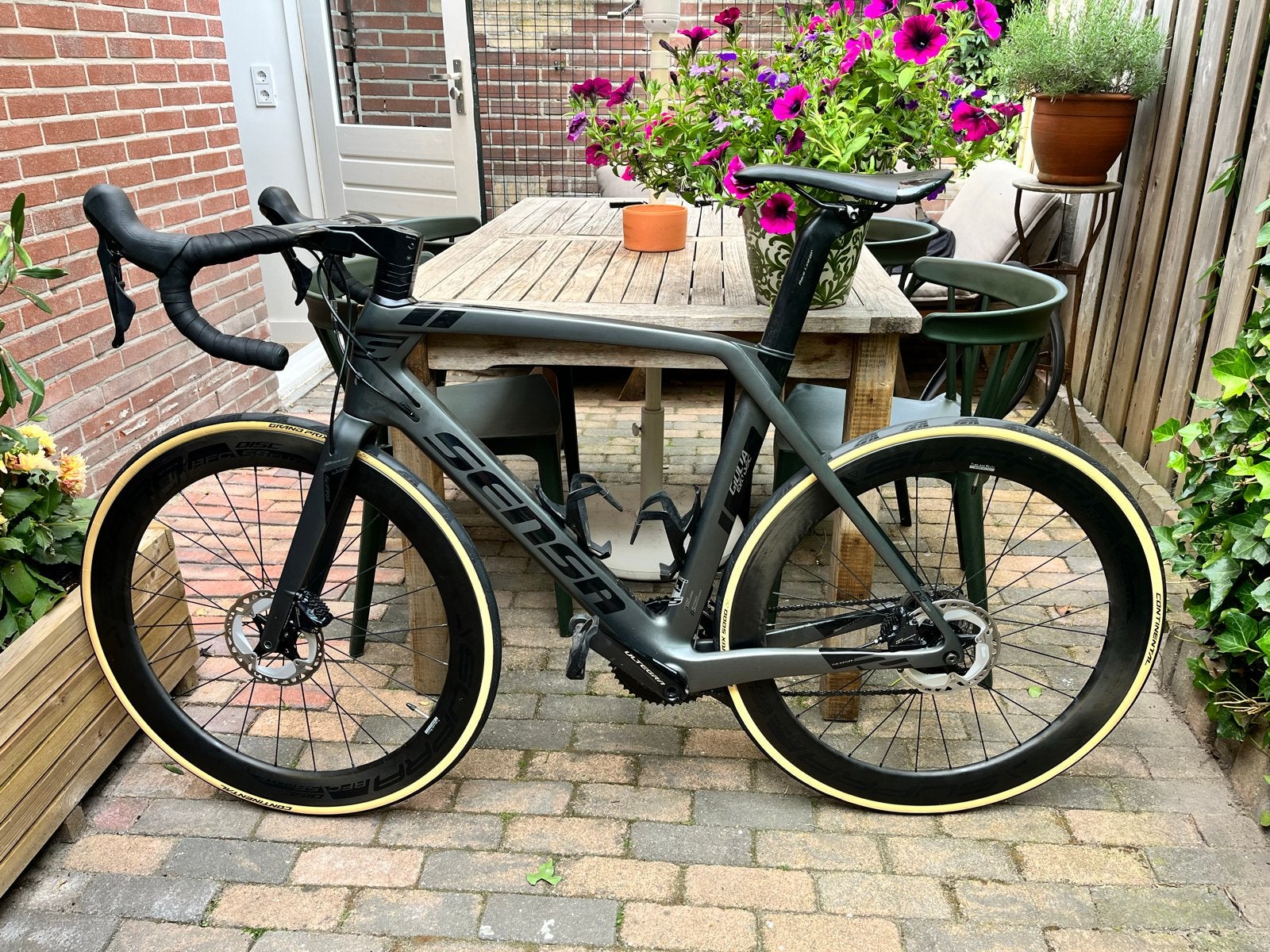 Sensa Giulia G3 Disc racefiets maat 55 - Zo goed als nieuw, Carbon, Heren, Meer dan 20 versnellingen, Schijfrem