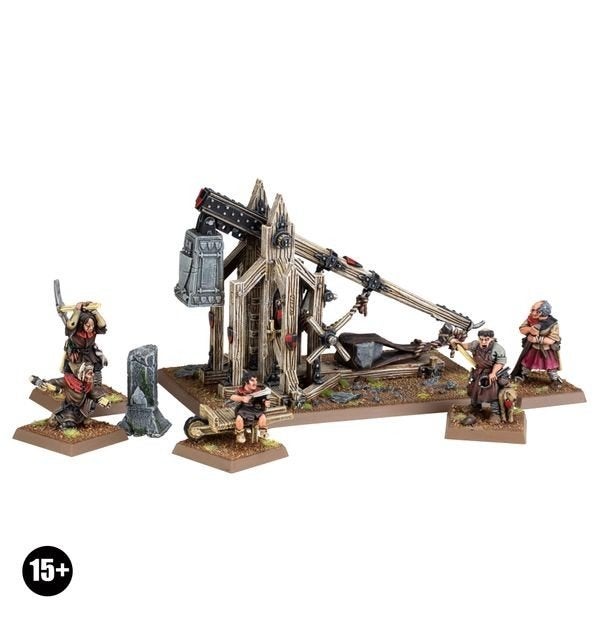 Bretonnia Trebuchet - Warhammer Fantasy, Hobby en Vrije tijd, Wargaming, Gebruikt, Figuurtje(s), Warhammer, Ophalen of Verzenden