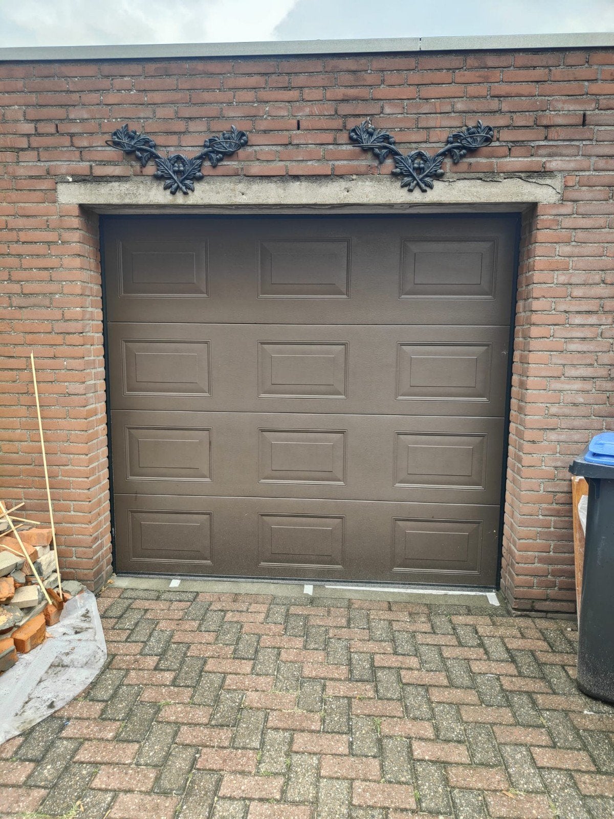 kunstof Garagedeur Verano VBC elektrisch met Marantec opener, Doe-het-zelf en Verbouw, Deuren en Horren, Ophalen, Kunststof, Gebruikt