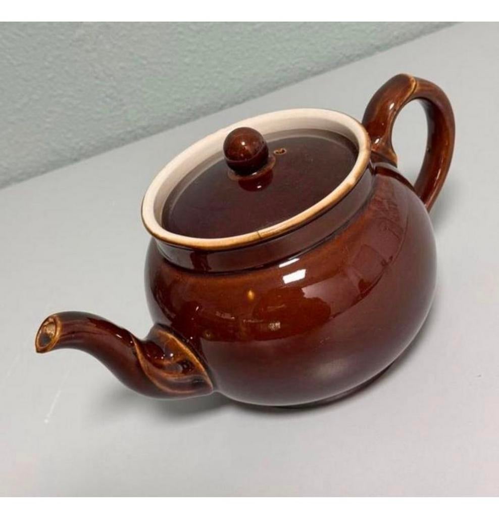 VINTAGE Villeroy & Boch Brown Betty theepot Made Luxembourg, Antiek en Kunst, Antiek | Servies los, Ophalen of Verzenden