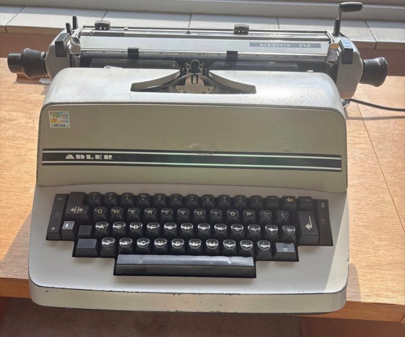 Adler typemachine, Ophalen of Verzenden, Gebruikt
