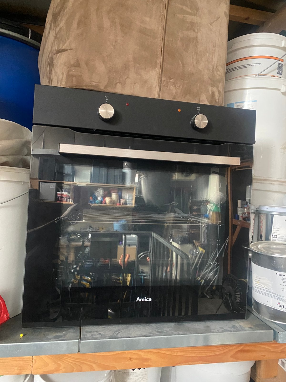 Gloednieuwe amica oven, Ophalen, Zo goed als nieuw