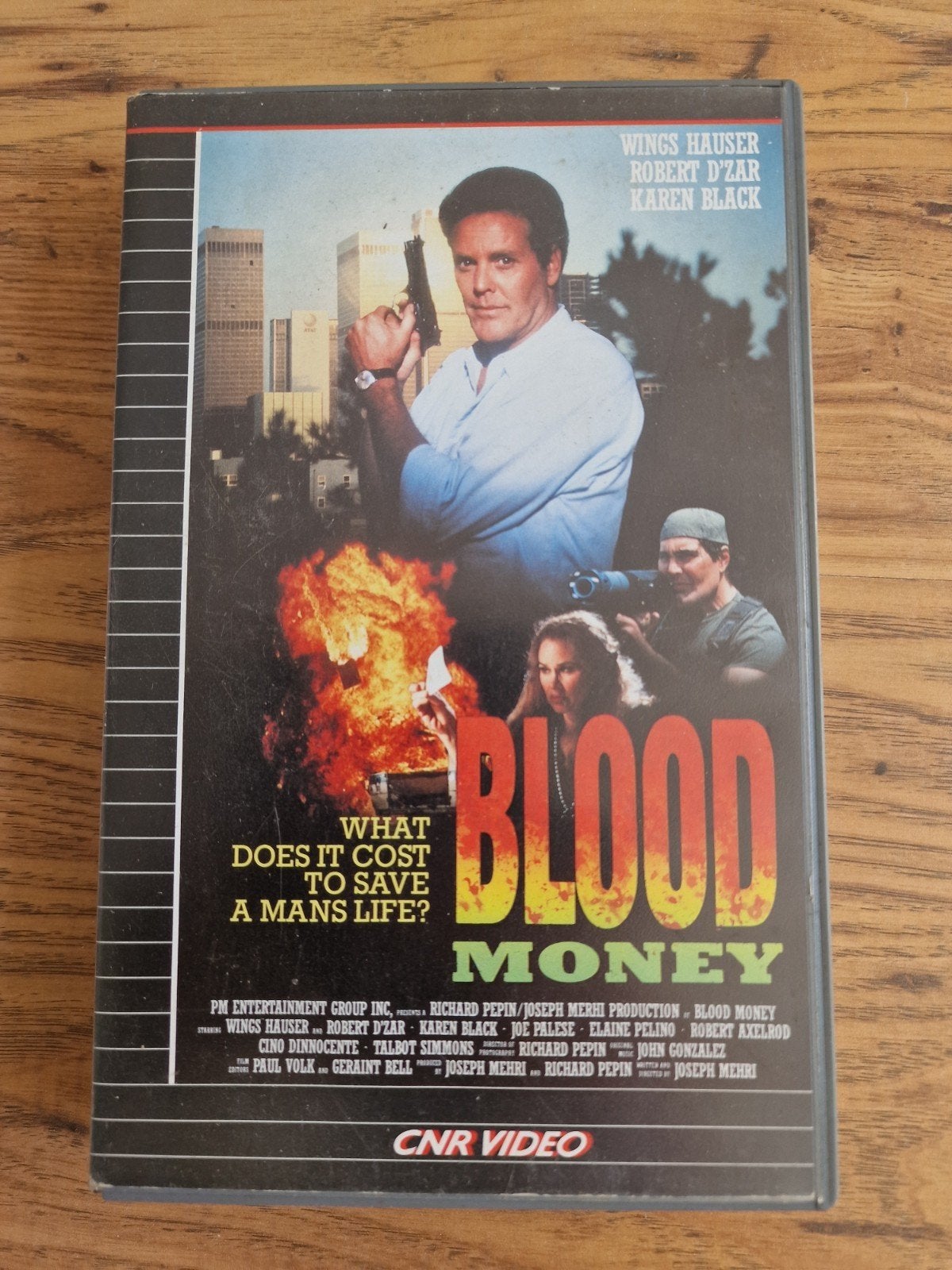 Blood Money VHS - Actie/Misdaadfilm met Wings Hauser, Gebruikt, Vanaf 16 jaar, Ophalen of Verzenden, Actie en Avontuur
