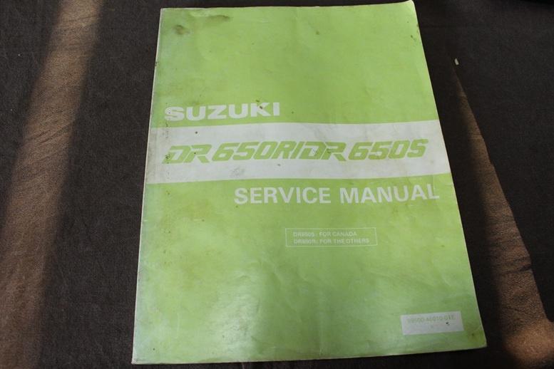 Suzuki DR650 R S 1990 motorcycle service manual DR 650, Ophalen of Verzenden, Suzuki