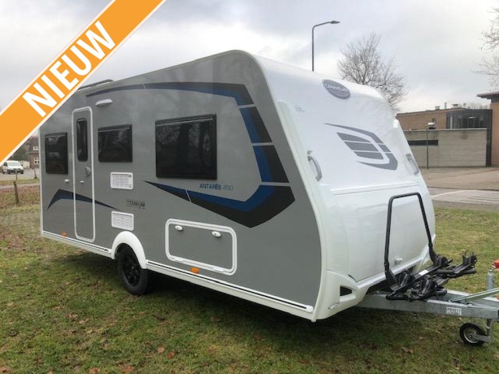 Caravelair Titanium 450 '23 enkele bedden Gratis Mover, Caravans en Kamperen, Standaardzit, Bedrijf, Tot en met 3, Schokbreker