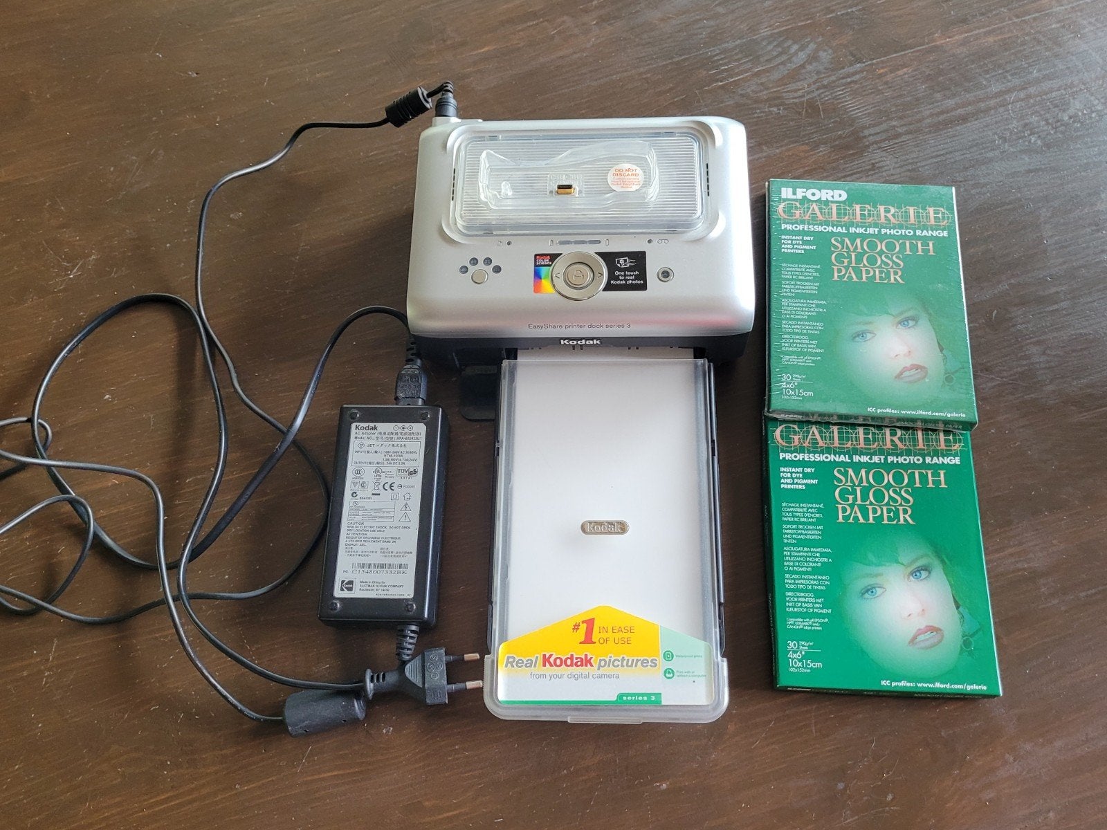 Kodak EasyShare Printer Dock Series 3 met accessoires, Gebruikt, Fotoprinter, PictBridge, Kleur printen
