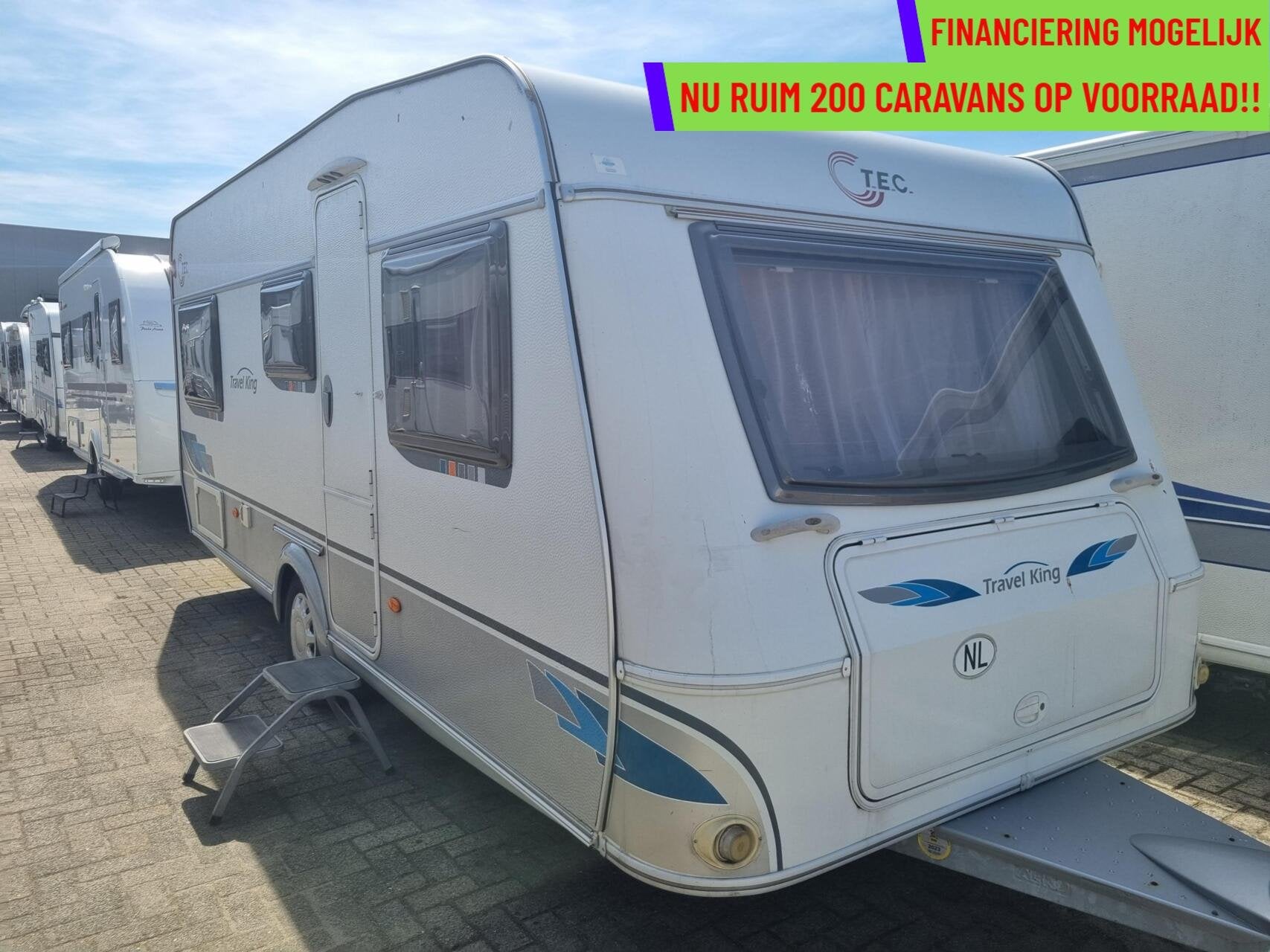 Tec 530K1 travel king MOVER + VOORTENT + LUIFEL + UITBOUW, T.E.C., Rondzit, Mover, 7 tot 8 meter