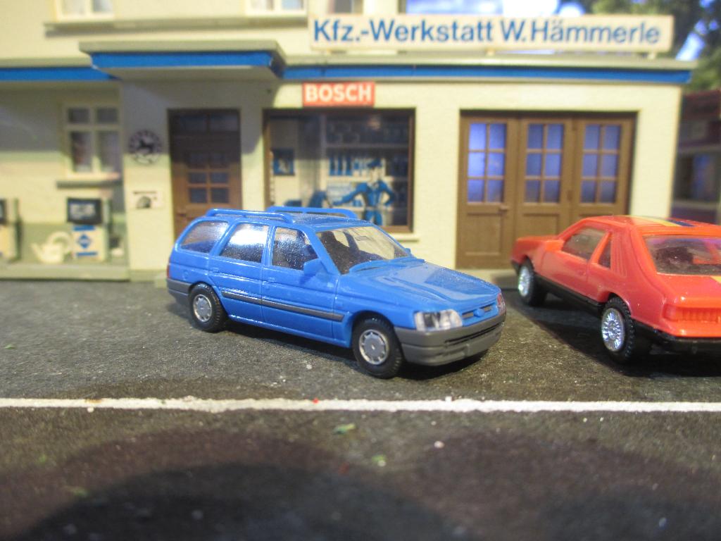 Ford Escort Mk.5 Turnier - Rietze Stationcar / Wagon / Break, Ophalen of Verzenden, Zo goed als nieuw, Auto, Rietze