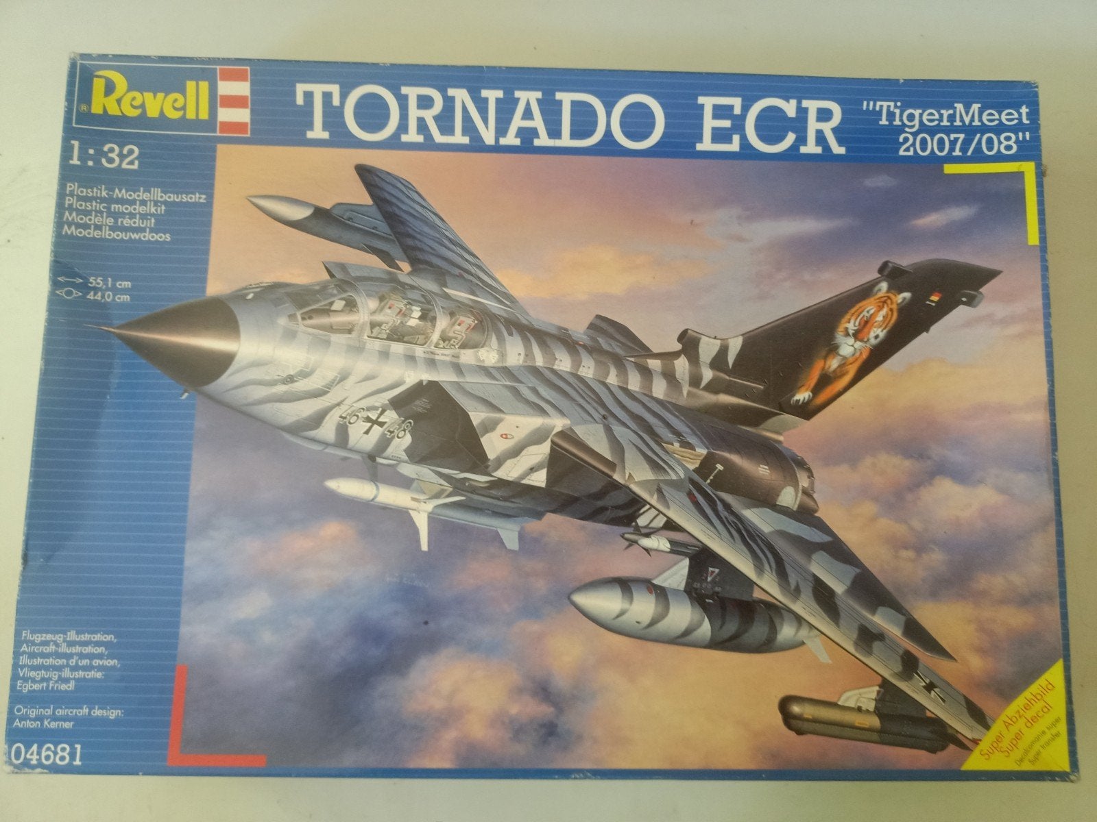 Revell 1/32 Tornado ECR "Tiger Meet 2007/08", Ophalen of Verzenden, Zo goed als nieuw, Groter dan 1:72, Revell