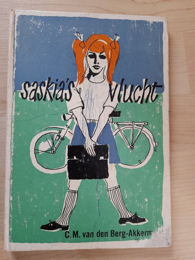 SASKIA 'S VLUCHT   CM van den Berg-Akkerman, Ophalen of Verzenden, Gelezen, Fictie algemeen