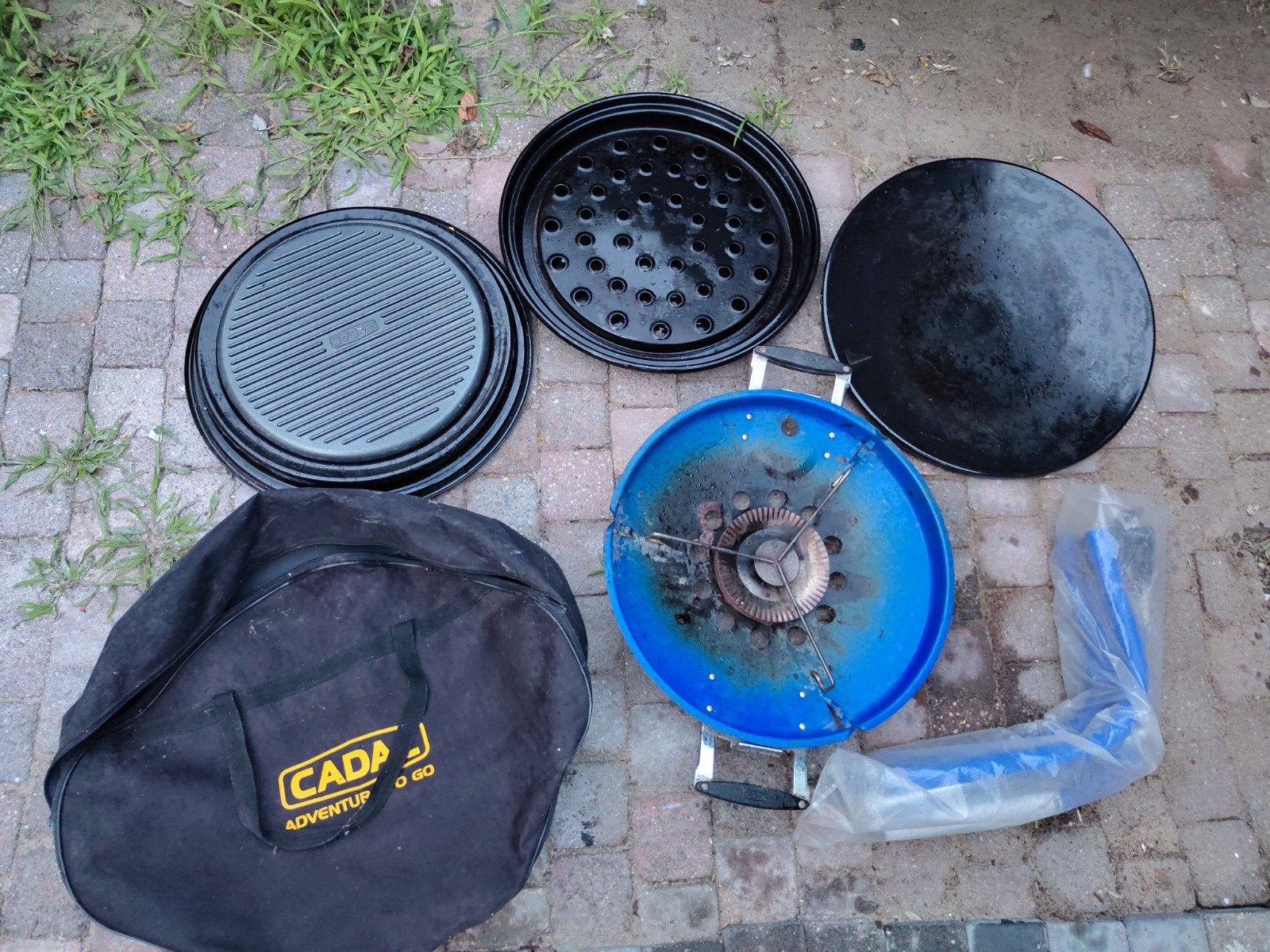 Cadac Skottelbraai met tas en uitgebreide accessoires, Ophalen, Gebruikt, Cadac