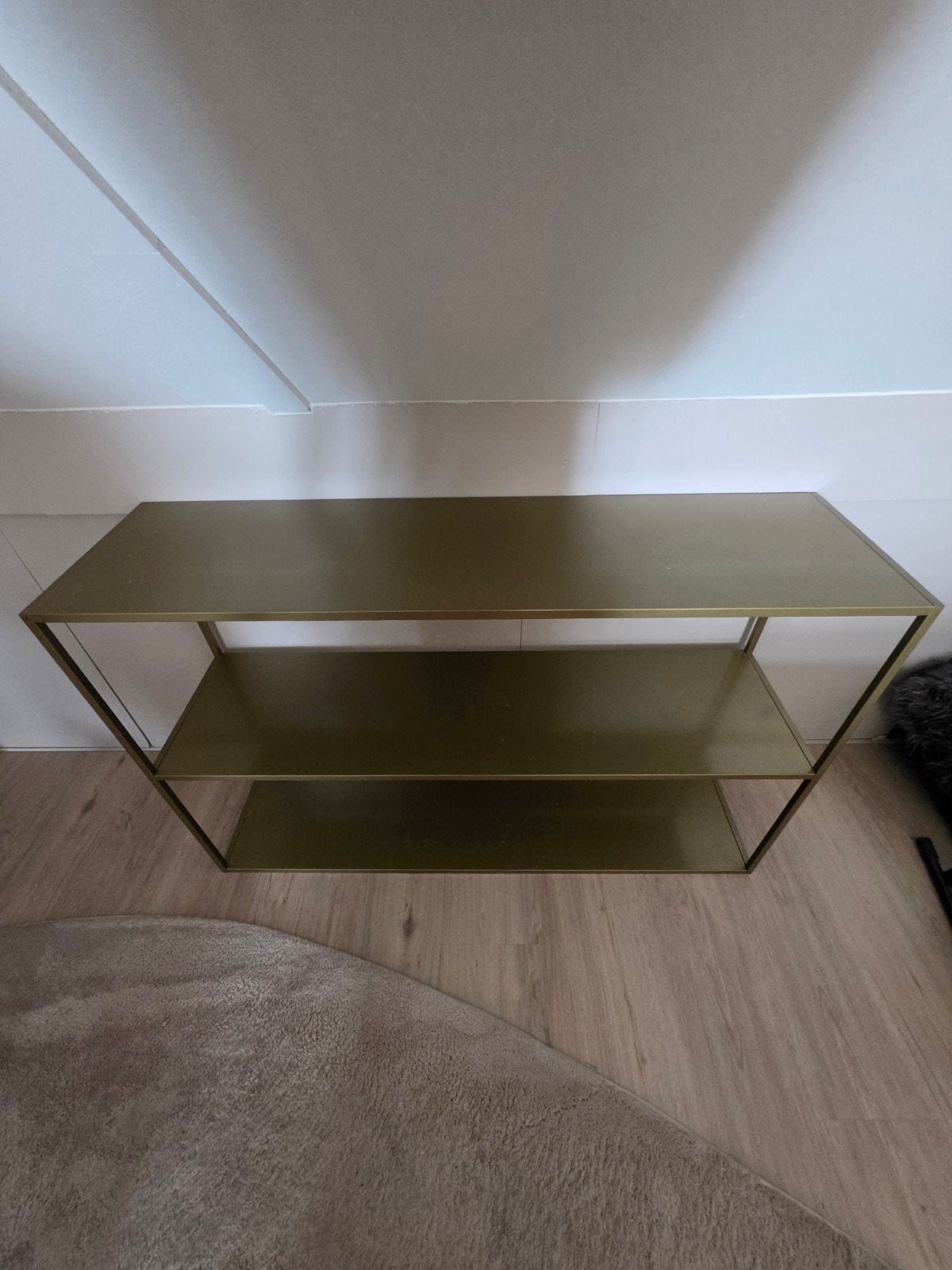 Goudkleurig metalen rek - 130x85x30 cm, Ophalen