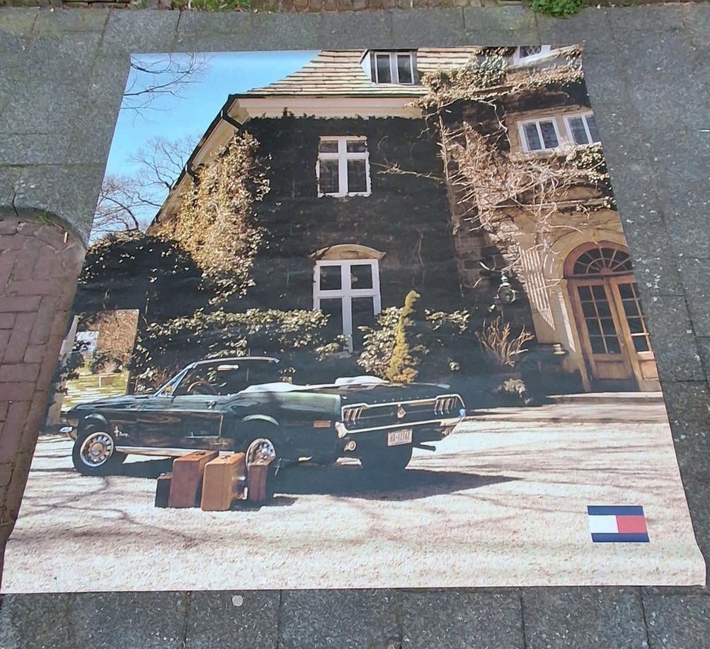 Tommy Hilfiger Reclame Canvas 220x180, Verzamelen, Merken en Reclamevoorwerpen, Ophalen