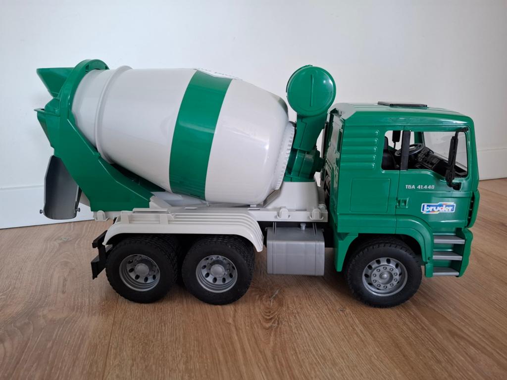 Bruder MAN Cementmixer - Speelgoed Betonmixer, Kinderen en Baby's, Speelgoed | Speelgoedvoertuigen, Ophalen, Zo goed als nieuw