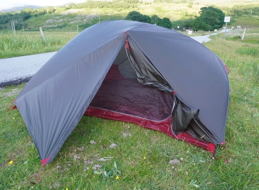 MSR Hubba Hubba NX 2-persoons tent, Ophalen of Verzenden, Zo goed als nieuw, Tot en met 2