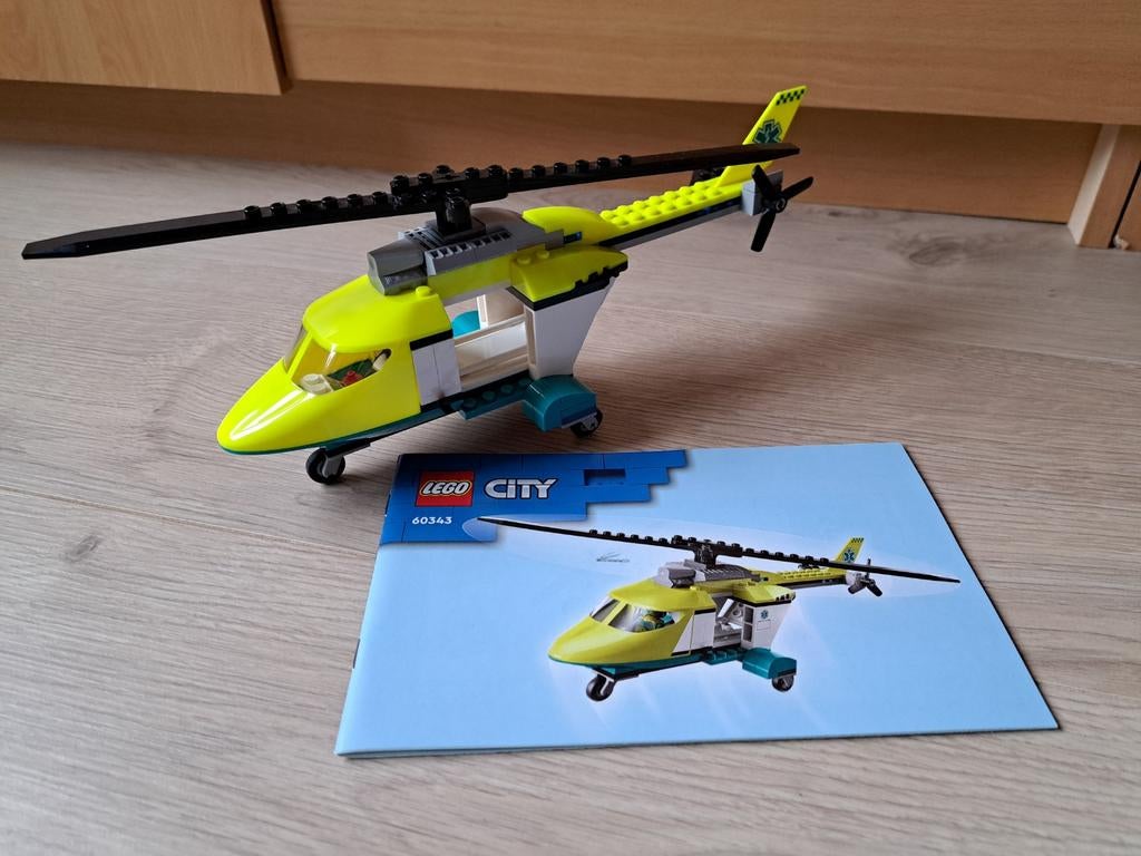 Lego City reddingshelicopter., Ophalen of Verzenden, Gebruikt, Lego, City