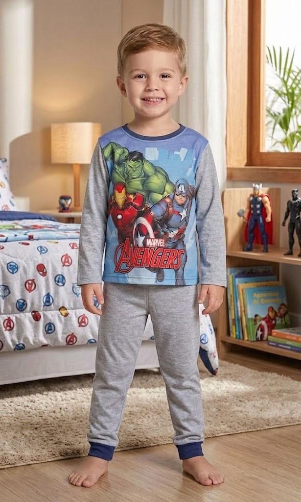 Partij 2 kleuren assortiment Marvel pyjama's voor kinderen, Nacht- of Onderkleding, NHP International, Ophalen of Verzenden, Marvel