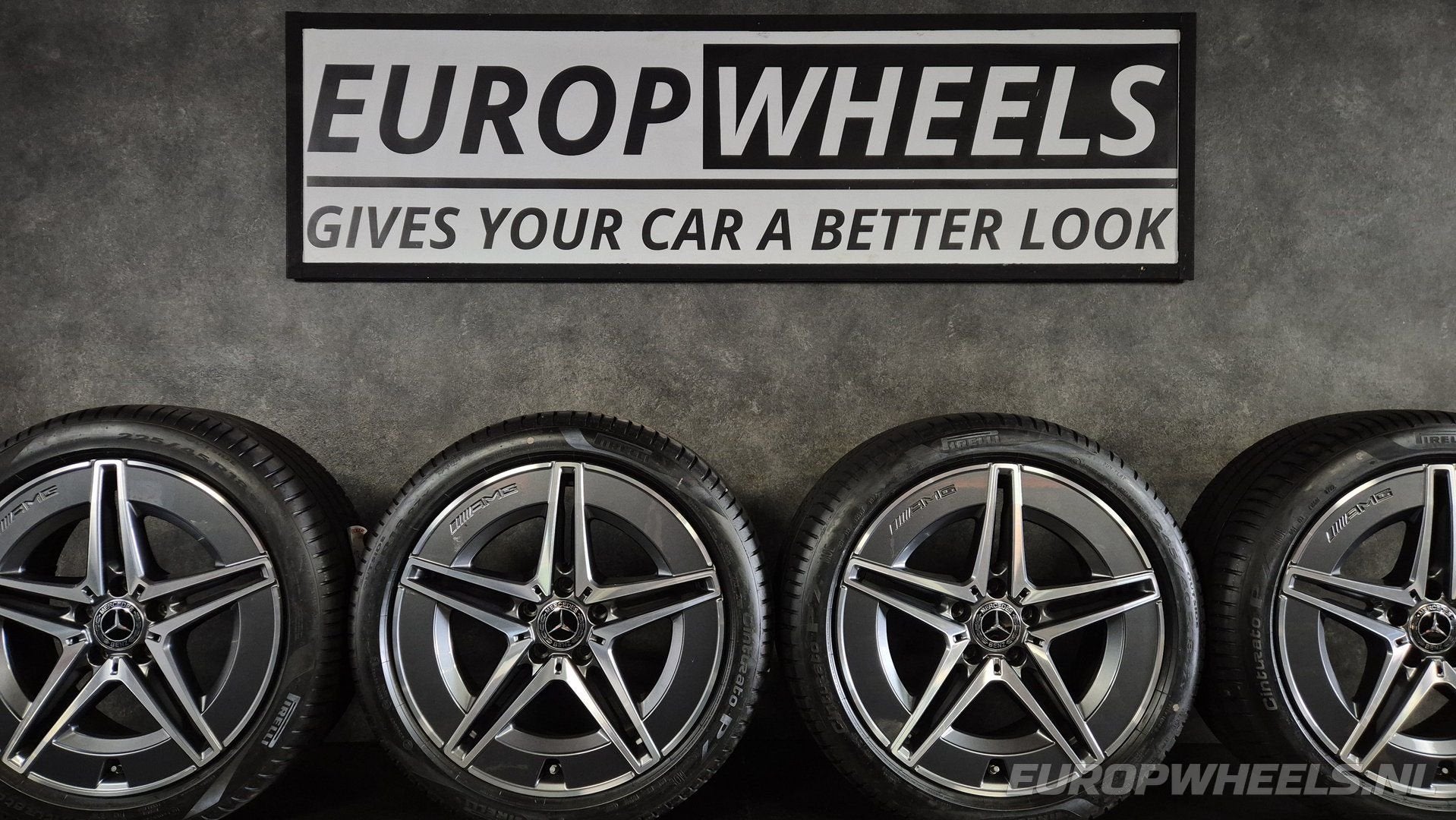 18 inch Mercedes velgen C klasse W206 AMG zomerbanden S206, Auto-onderdelen, Banden en Velgen, 18 inch, Gebruikt, -, -