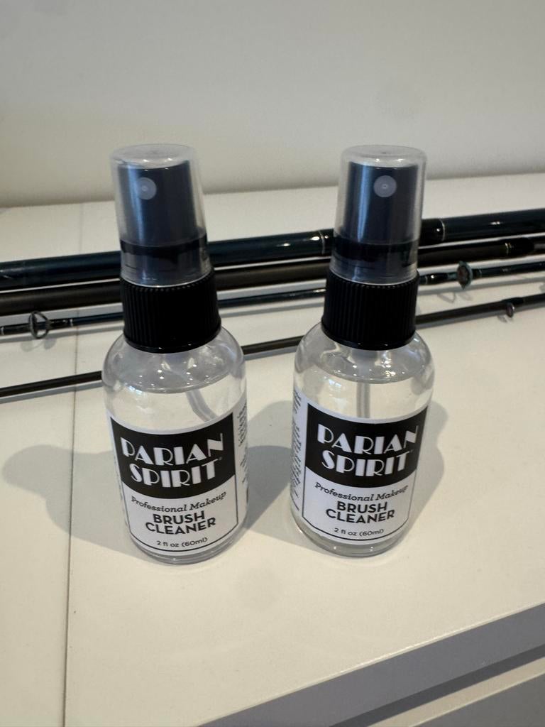 Parian Spirit Professional Makeup Brush Cleaner (2x60ml), Overige kleuren, Gehele gezicht, Nieuw, Ophalen of Verzenden