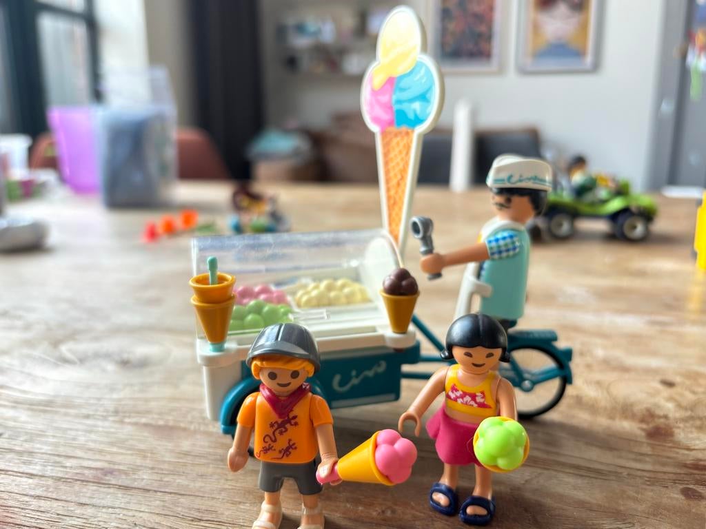 Diverse Playmobil sets - IJscokar, strandbuggy, minigolf, Ophalen, Gebruikt, Complete set