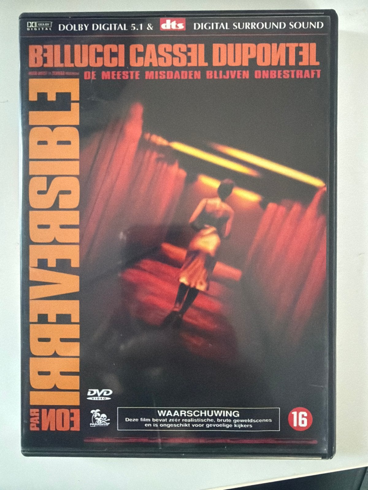 Irreversible (DVD) - Monica Bellucci, Vincent Cassel, Psychologische thriller, Vanaf 16 jaar, Nederlands, Breedbeeld