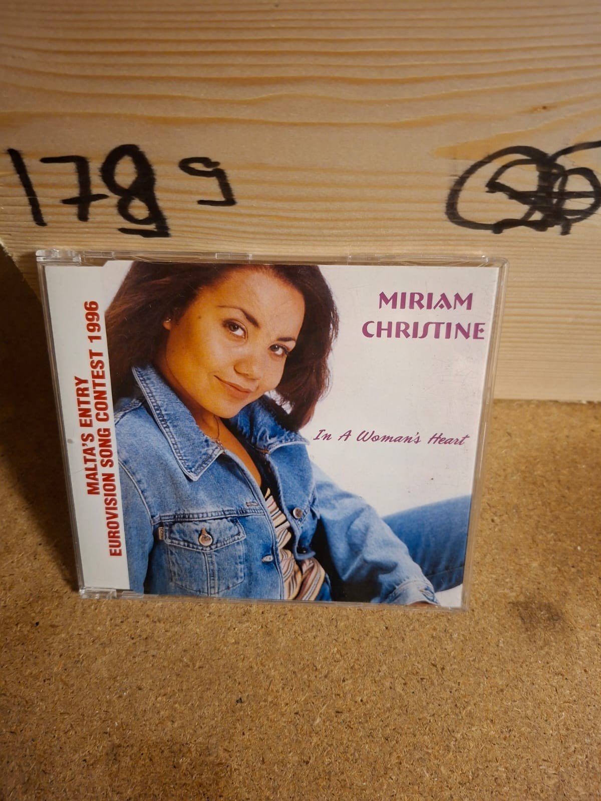 Miriam Christine - In A Woman's Heart (Eurovision 1996), Ophalen of Verzenden, Gebruikt, Pop, Single