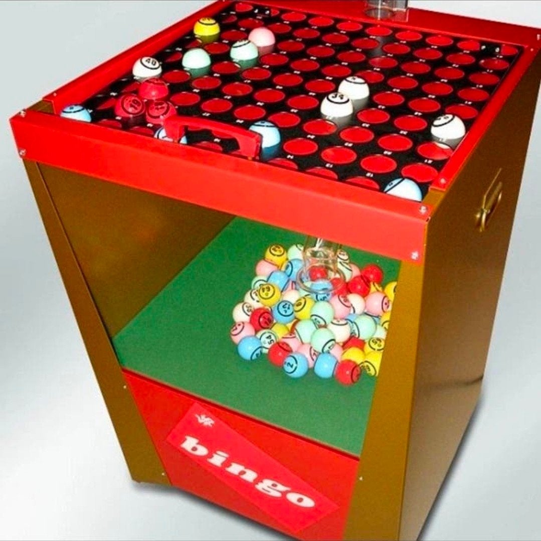 Professionele Bingo Machine met Ballen te huur, Ophalen of Verzenden, Gebruikt