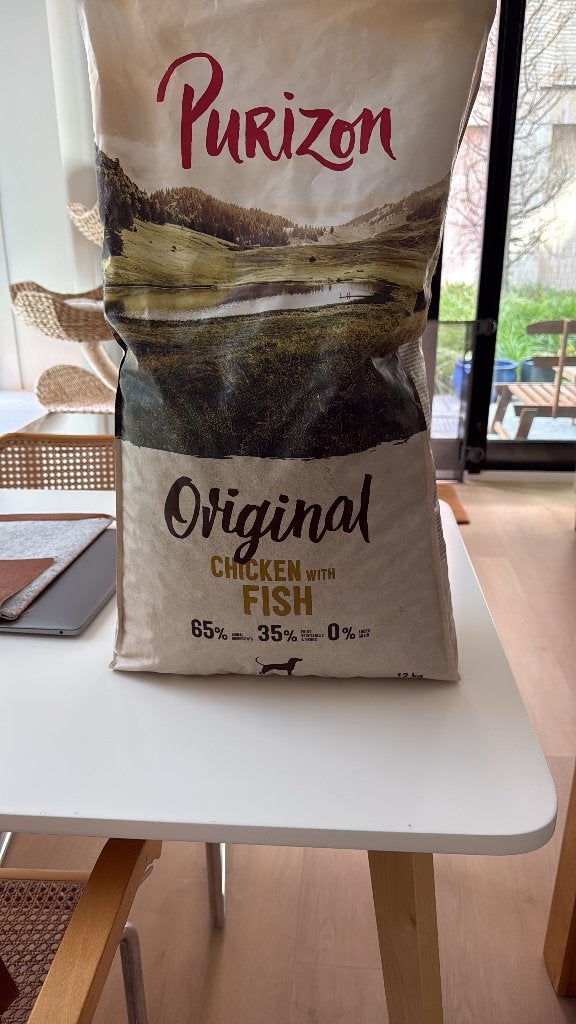 Purizon original chicken fish 12kg graan vrij, Ophalen, Hond