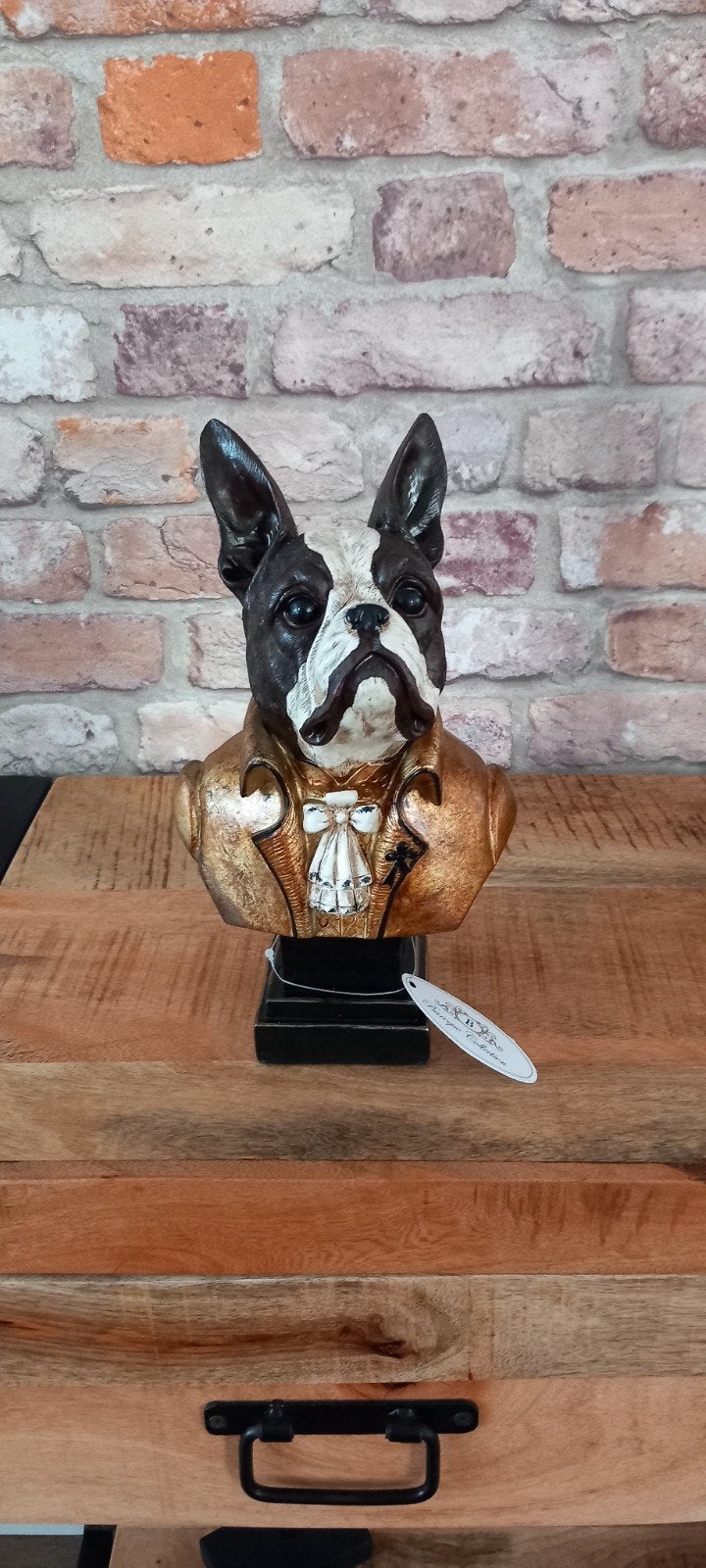 Baroque Collection:Grote 27cm Honden Buste Beeld♥️SALE♥️, Ophalen of Verzenden, Nieuw, Dier