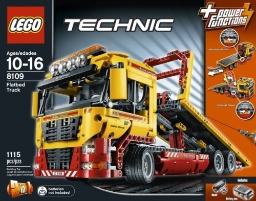 Lego Technic Flatbed Truck 8109, Compleet, Lego, Ophalen of Verzenden, Zo goed als nieuw